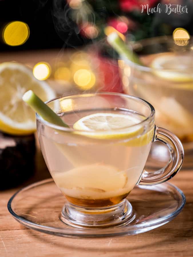Honey lemongrass ginger tea are perfect for winter, cold weather or rainy seasons! Not only taste really good, but also many health benefits for you.
