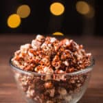 Homemade salted caramel popcorn is perfect as a companion for watching movies or just eat as it is as snack.