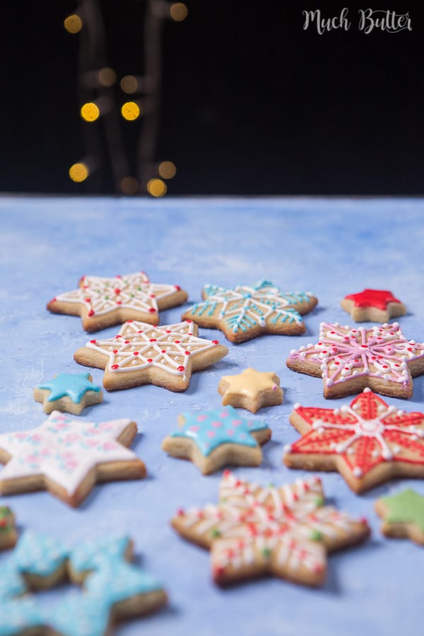 Christmas Star Sugar Cookies. Have you make cookies for Christmas yet? If not you can try make this star sugar cookies at home. So yummy and fun to make.
