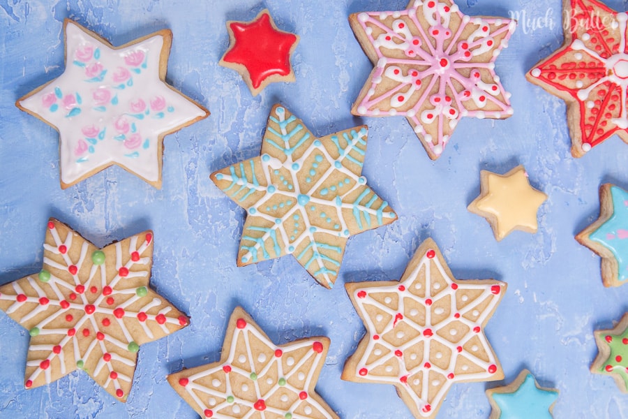 Christmas Star Sugar Cookies Fun Decorating Much Butter