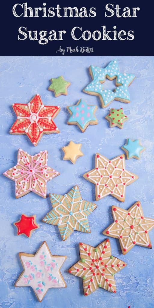 Christmas Star Sugar Cookies, Fun Decorating! - Much Butter