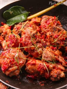 Indonesian spicy chicken or we call it ayam rica-rica is savory and spicy chicken dishes from North Sulawesi. Hearty and satisfying meal who those love spicy foods.