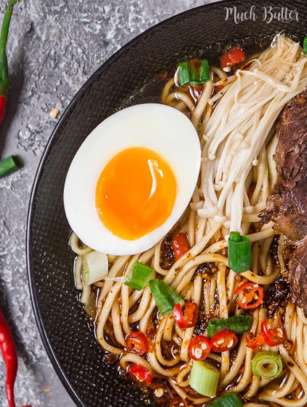 Soft Boiled Eggs For Your Ramen or Instant Noodles Much Butter