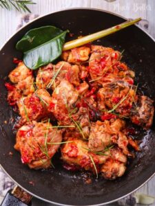 Indonesian spicy chicken or we call it ayam rica-rica is savory and spicy chicken dishes from North Sulawesi. Hearty and satisfying meal who those love spicy foods.