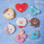 BTS BT21 Sugar Cookies is sugar cookies based on character made by members of famous KPop Group BTS (Bangtan Sonyeondan).