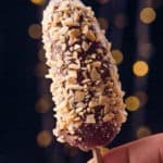Almond chocolate frozen banana is simple and easy dessert. It's healthier popsicle alternative. And also perfect for kids.