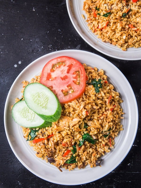 Nasi Goreng or fried rice is one of Indonesia's national cuisines. Nasi goreng is second place on the list of '50 Deliciousest Foods in the World' after rendang.