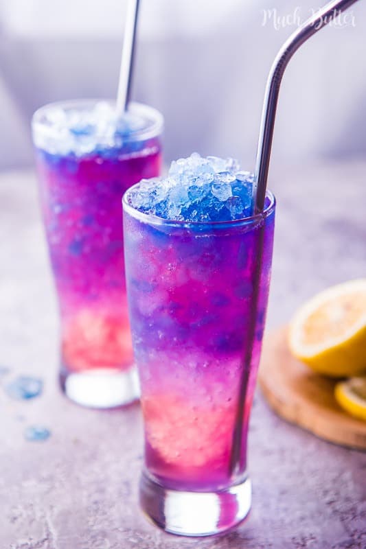Magic Galaxy Squash - Butterfly Pea and Rosella Drink - Much Butter