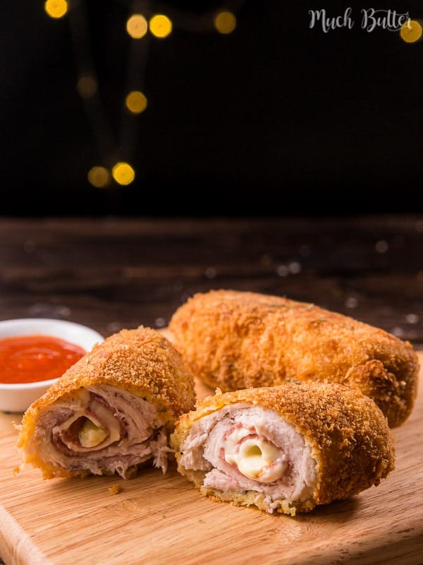 Chicken cordon bleu is classic chicken recipe and famous all over the world. And actually it's very simple and easy to make. It's not as complicated as it seems.