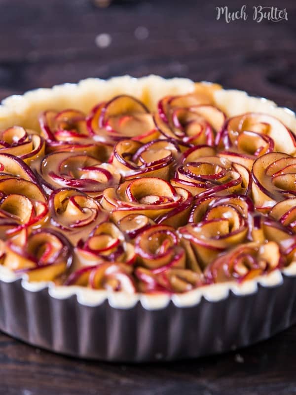 Rose apple pie is a pretty dessert to try for fall seasons. Although the rose comes from the presentation and not the flavor, it is so beautiful.
