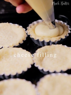 Mini cheese tart is a copycat of famous brand Hokkaido Baked Cheese Tart. Inspired by the distinct cheesy taste of Hokkaido dairy and using a traditional recipe from Japan's dairy heartland.