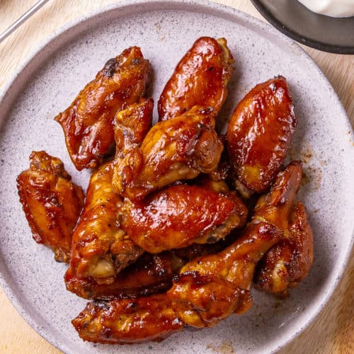 Spicy Baked BBQ Chicken Wings, Tasty Buffalo Wings! - Much Butter