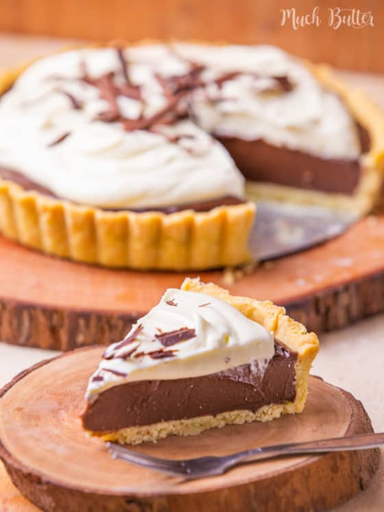 Chocolate Tart , Rich & Decadent Dessert - Much Butter