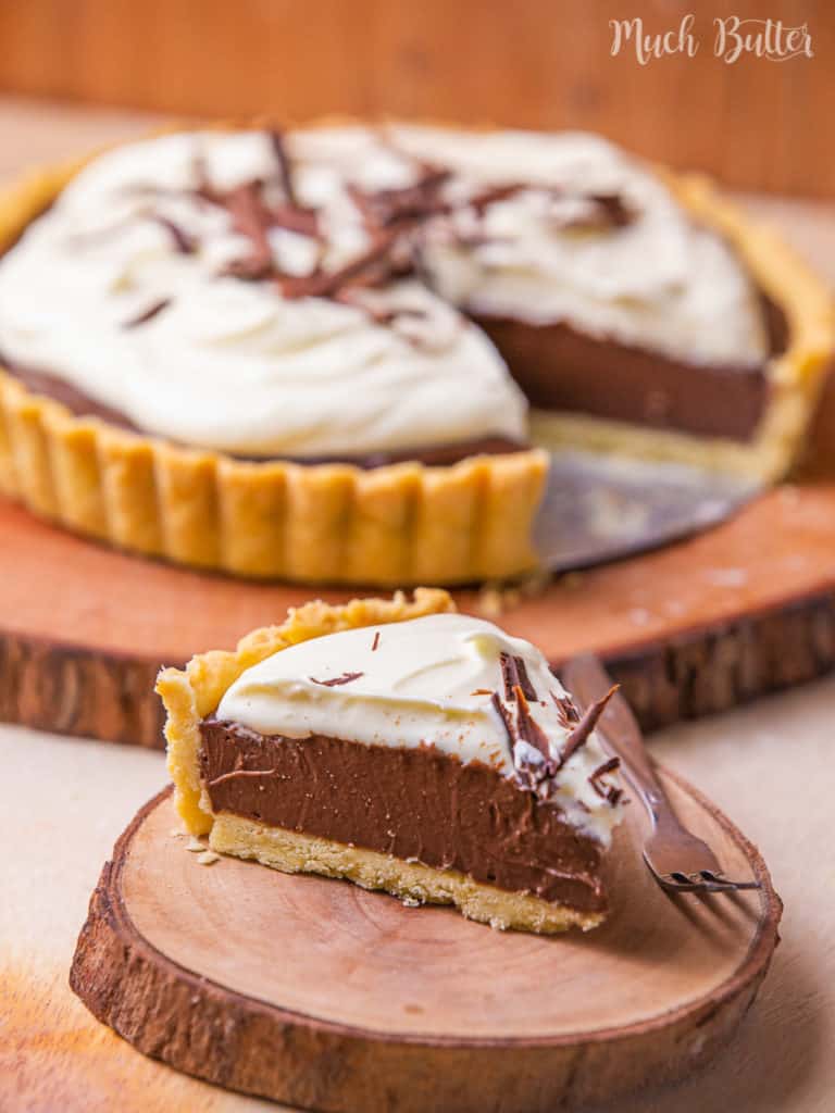 Rich, decadent, and creamy chocolate tart! It is easy to prep for your best homemade dessert. No one can't argue the combination of puff pastry crust and chocolate ganache. It is so yummy even in a bite!