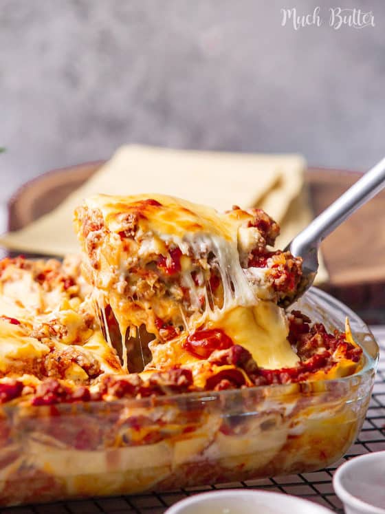 Classic Lasagna With Bechamel Sauce - Much Butter