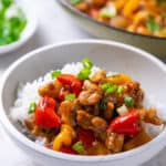 Chicken Paprika Stir Fry is an easy and quick recipe to enjoy for lunch or dinner. Packed meal with delicious chicken, tangy sauce, and a kick flavor. Everyone will appreciate this tasty and tempting food!