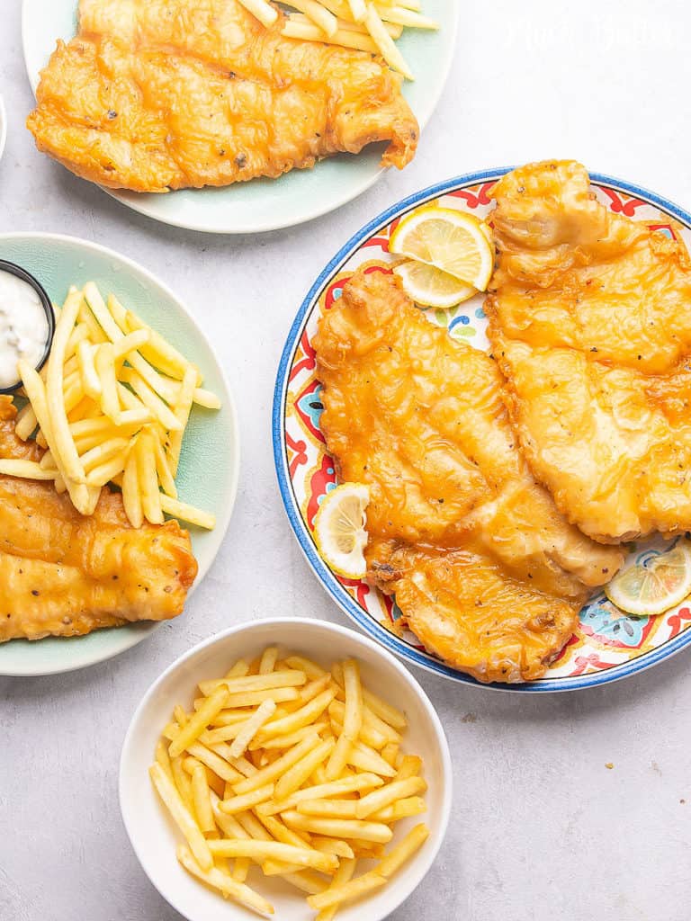 Fish and Chips with Tartar Sauce, Crispy and Fresh! - Much Butter