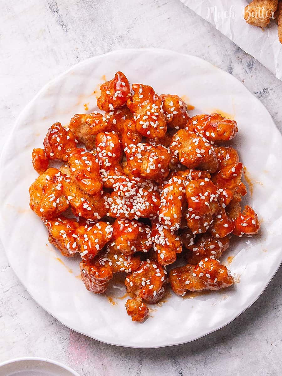 Korean Popcorn Chicken - Much Butter