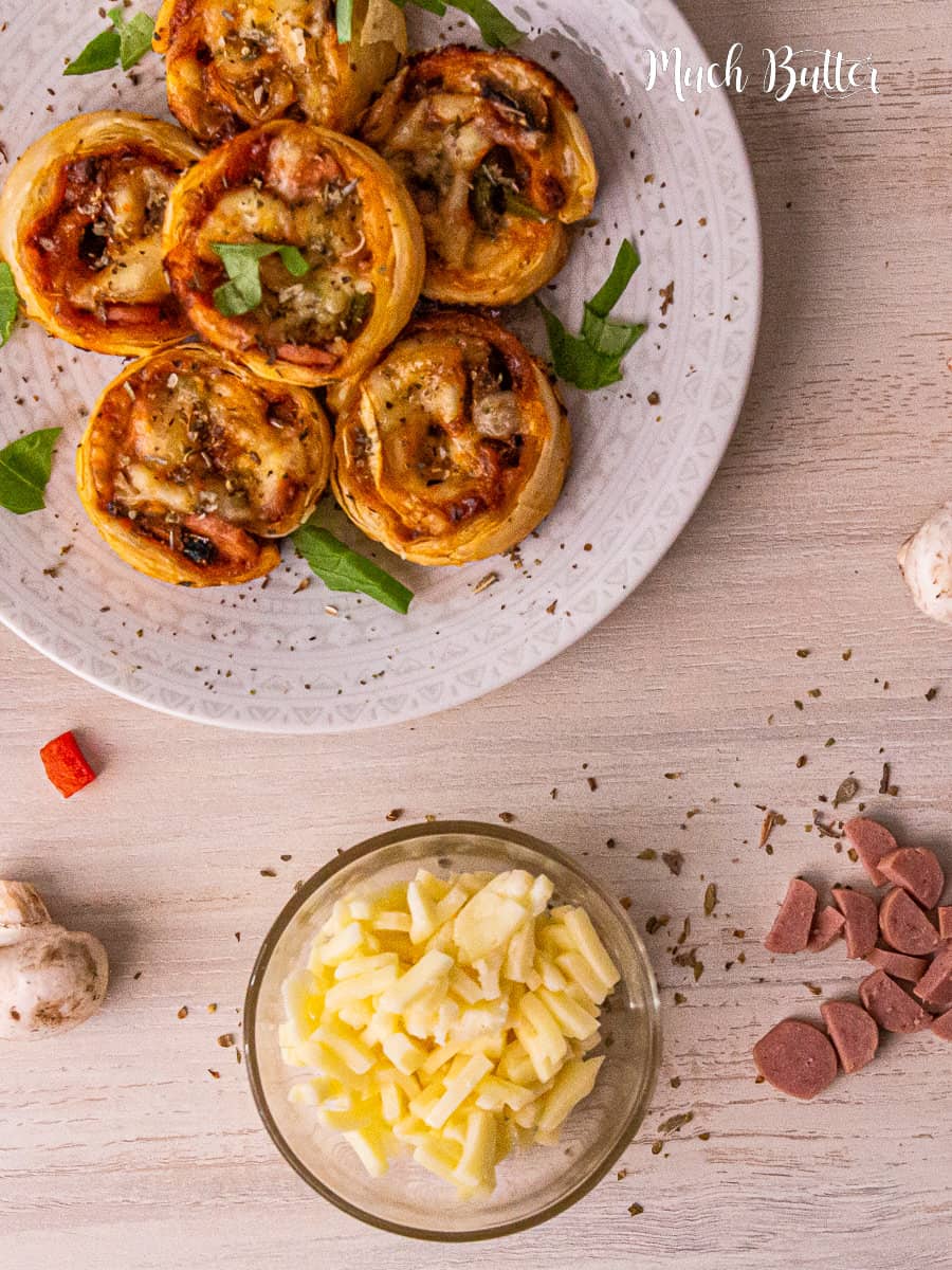 Pizza Roll - Quick and Easy Recipe for Snacks - Much Butter