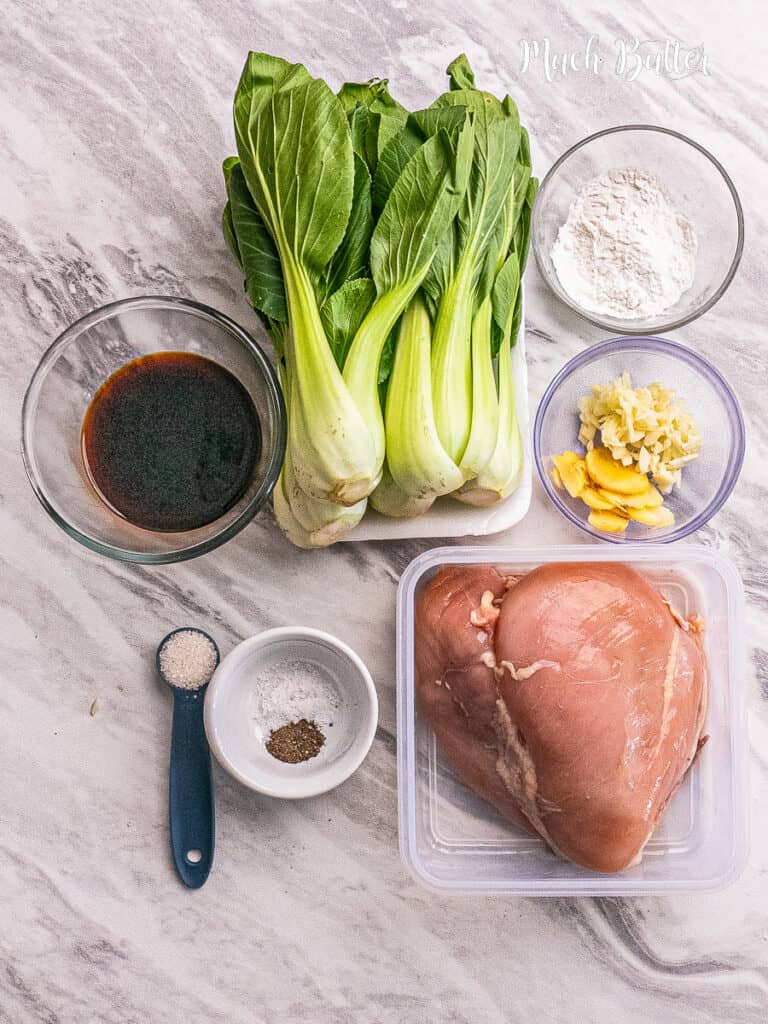  chicken bok choy stir fry! a quick and tasty option for a healthy meal from chicken and crisp bok choy and savory sauce. 