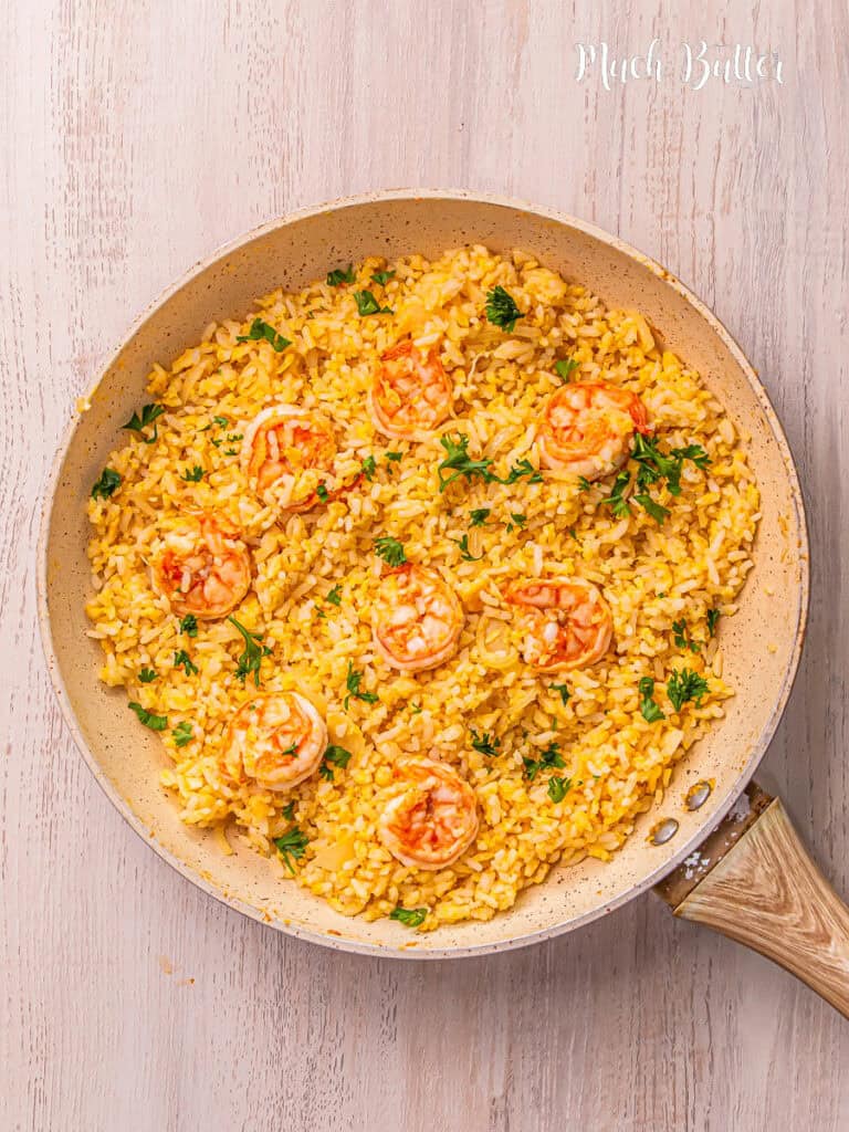 Garlic shrimp fried rice is my ultimate food for busy morning. It’s a quick, easy, and incredibly delicious meal. My kid's all-time favorite!