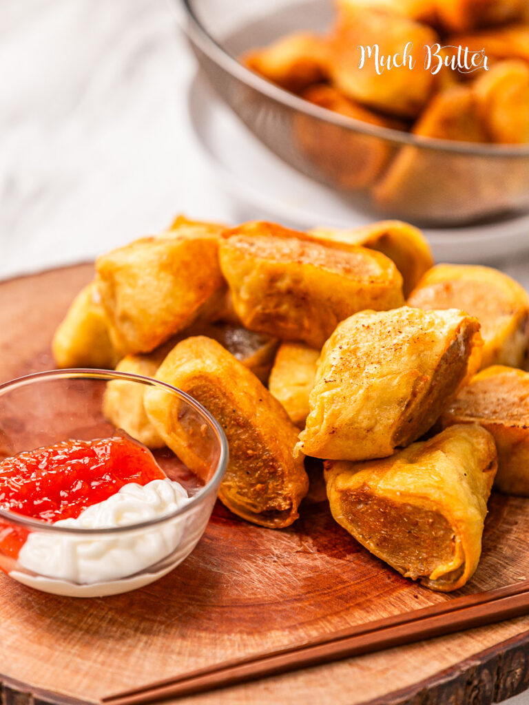 Look at the crisp of Chicken Egg Roll! This easy homemade recipe is loaded with chicken in egg roll wrappers and fried to golden crispy.