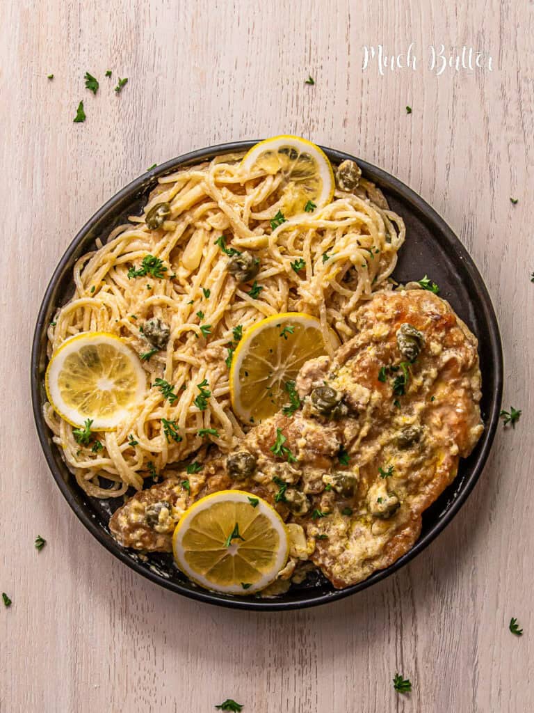 This Lemon Chicken Piccata is an easy and impressive dish! where gold-crispy tender chicken meets a zesty lemon-caper sauce. A restaurant-quality meal in your kitchen! Such a perfect weeknight dinner.
