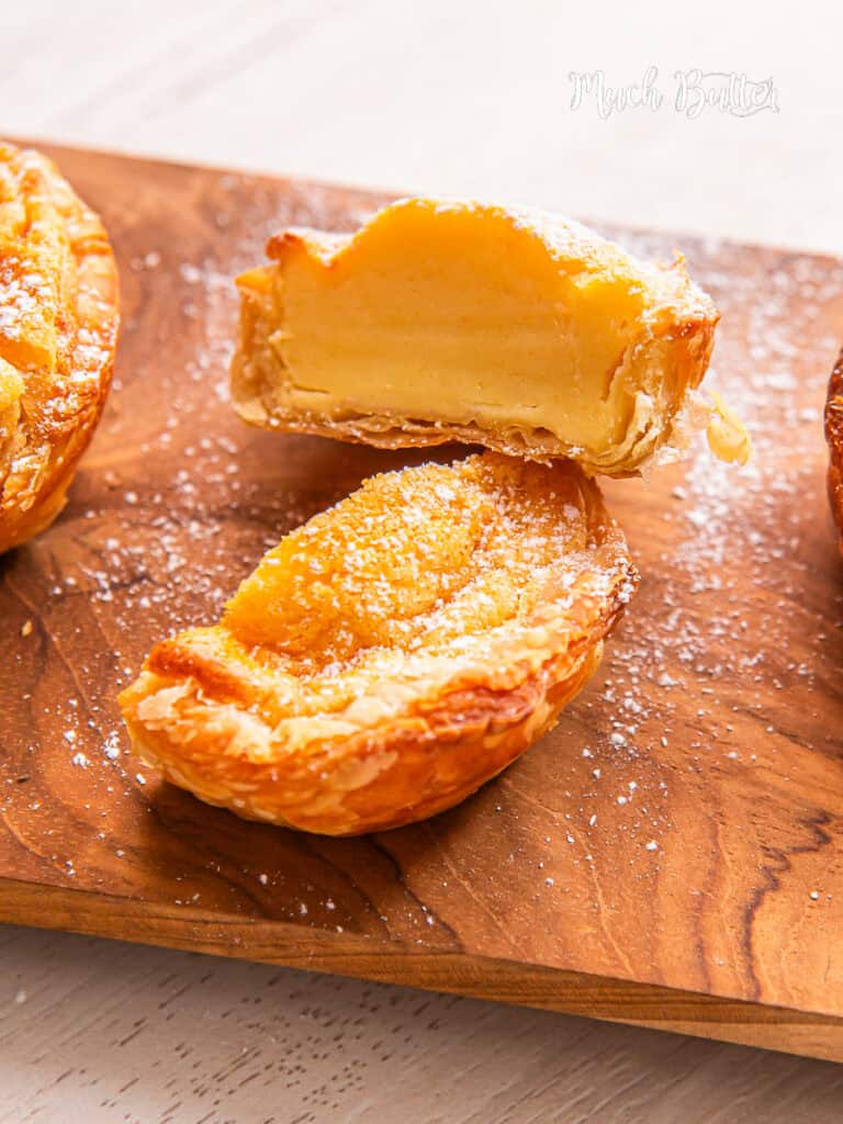 This Portuguese Egg tart aka Pastel de Nata is a heavenly mouthwatering treat! buttery flaky pastry filled with soft creamy egg custard tart.