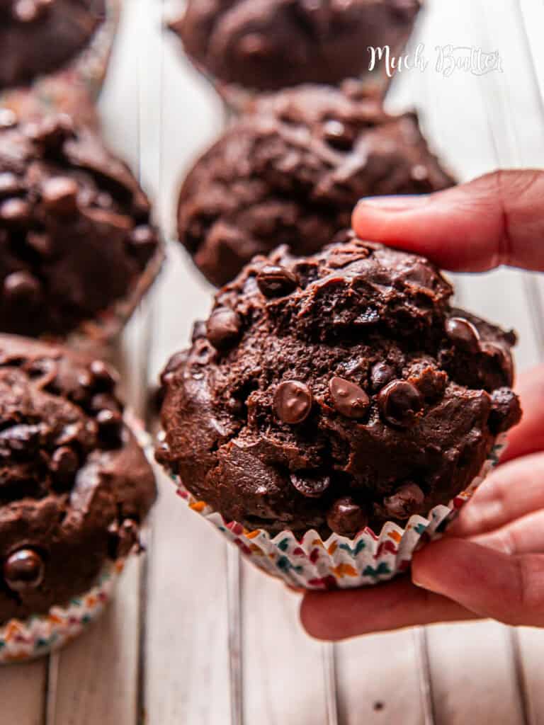 Start your day with yoghurt double chocolate muffin. Simple ingredients and quick to make. Perfect for breakfast, appetizers, and anytime!