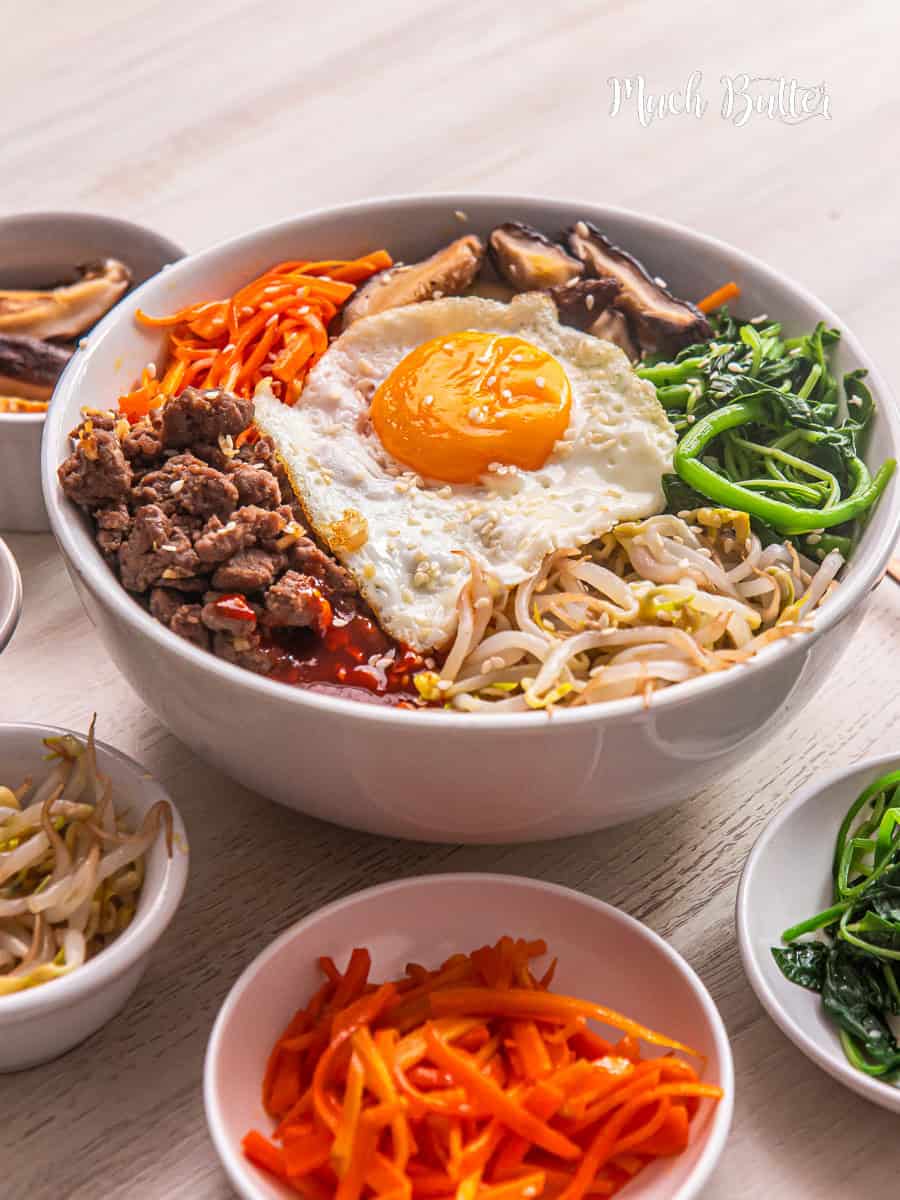 Homemade Bibimbap (Korean Mixed Rice) Recipe - Much Butter