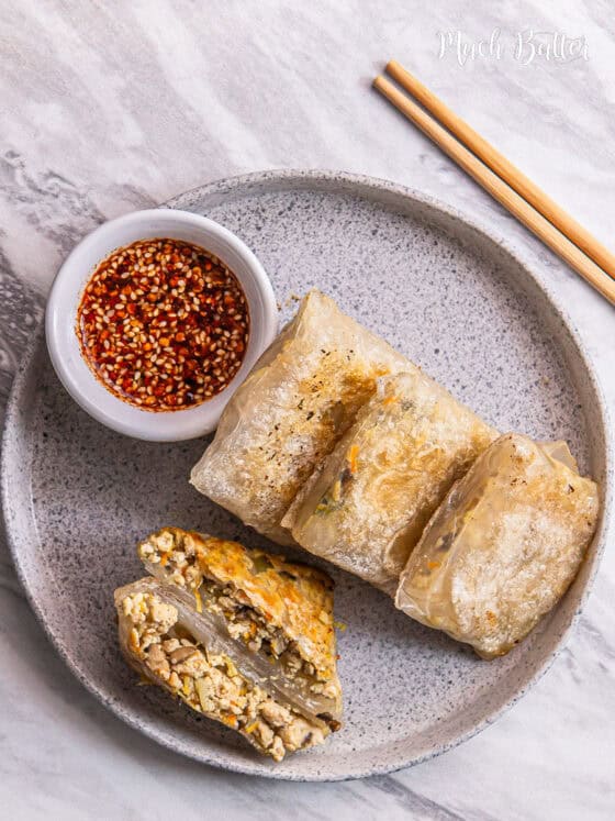 Crispy Rice Paper Dumpling Much Butter