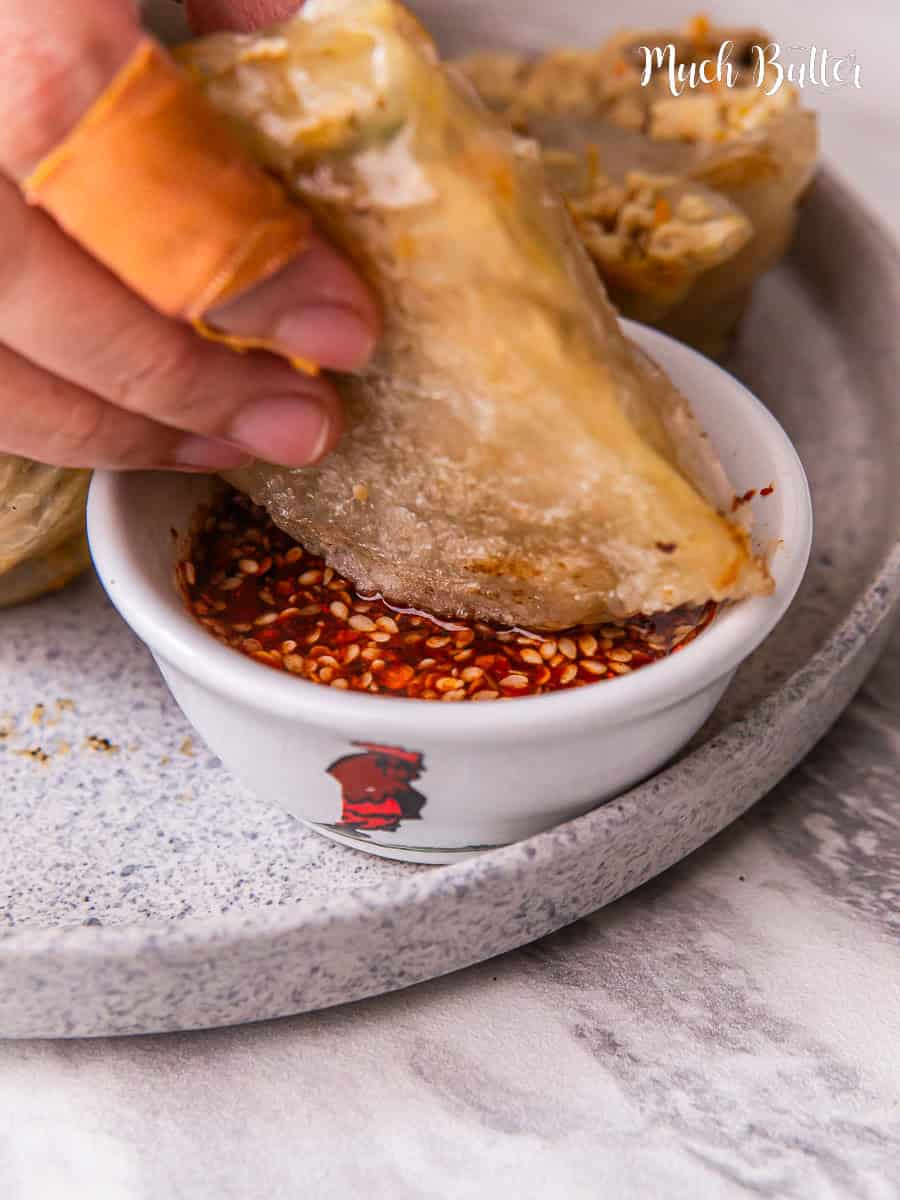 Crispy Rice Paper Dumpling Much Butter