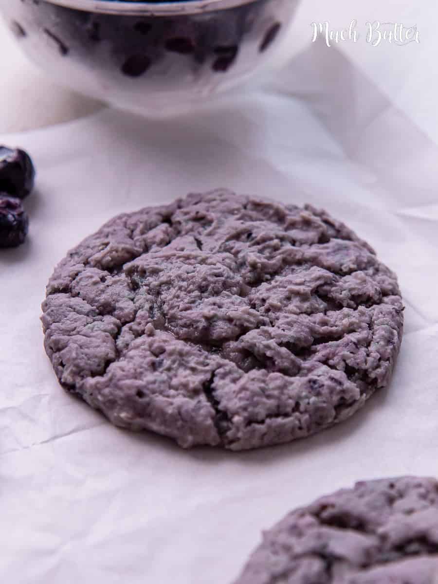 Gluten-Free and Eggless Blueberry Cookies - Much Butter