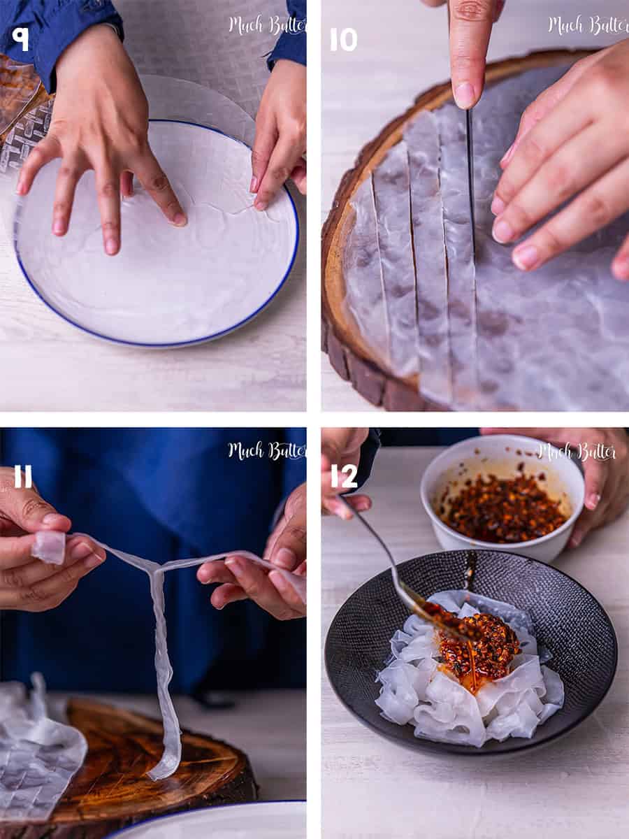 Rice Paper Noodle with Chili Oil Much Butter