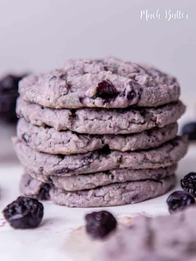 Gluten-Free And Eggless Blueberry Cookies