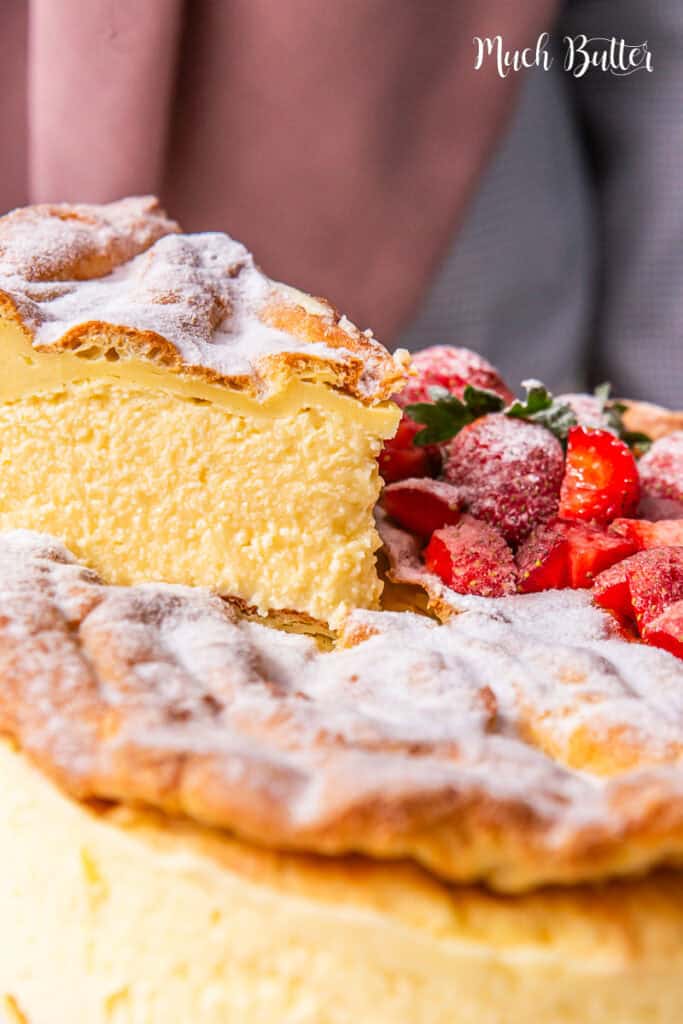 A beautifully well-made Karpatka, a Polish Carpathian cream cake recipe, is a true masterpiece with layers of airy choux pastry with creamy Mousseline.