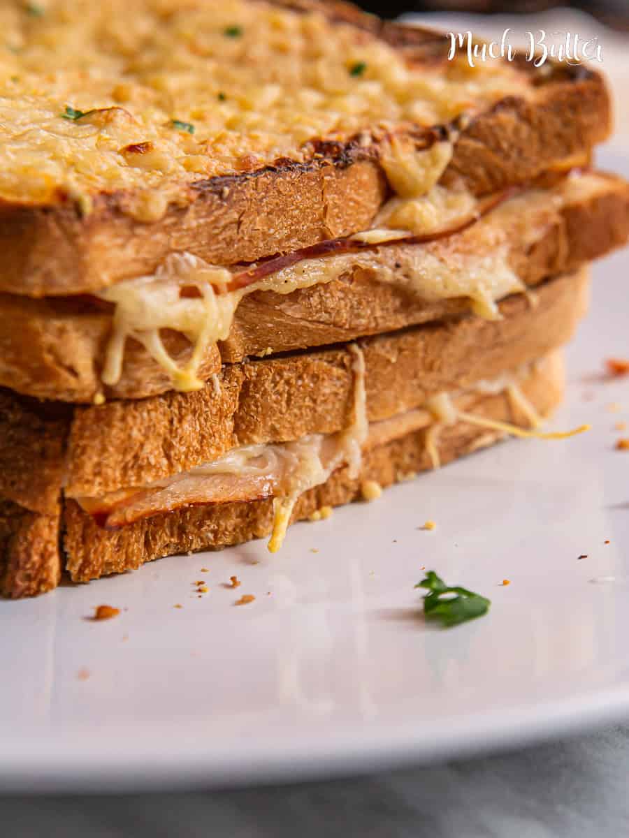 Croque Monsieur Recipe With Turkey Breast- Much Butter