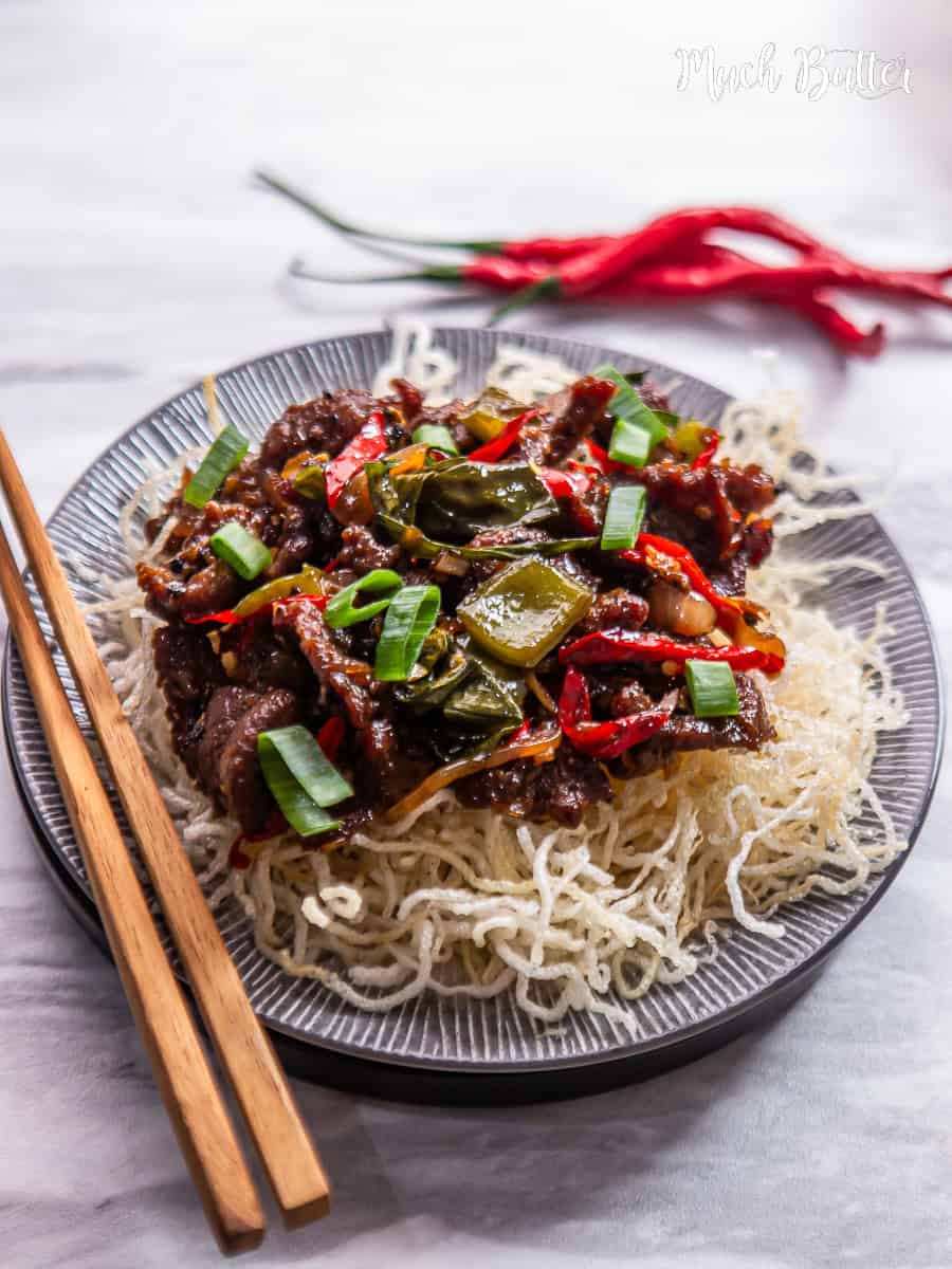 Mongolian Beef - Much Butter