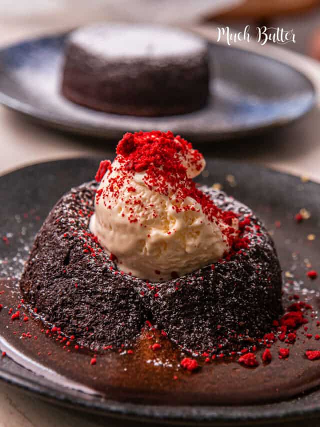 Molten Chocolate Cake Much Butter