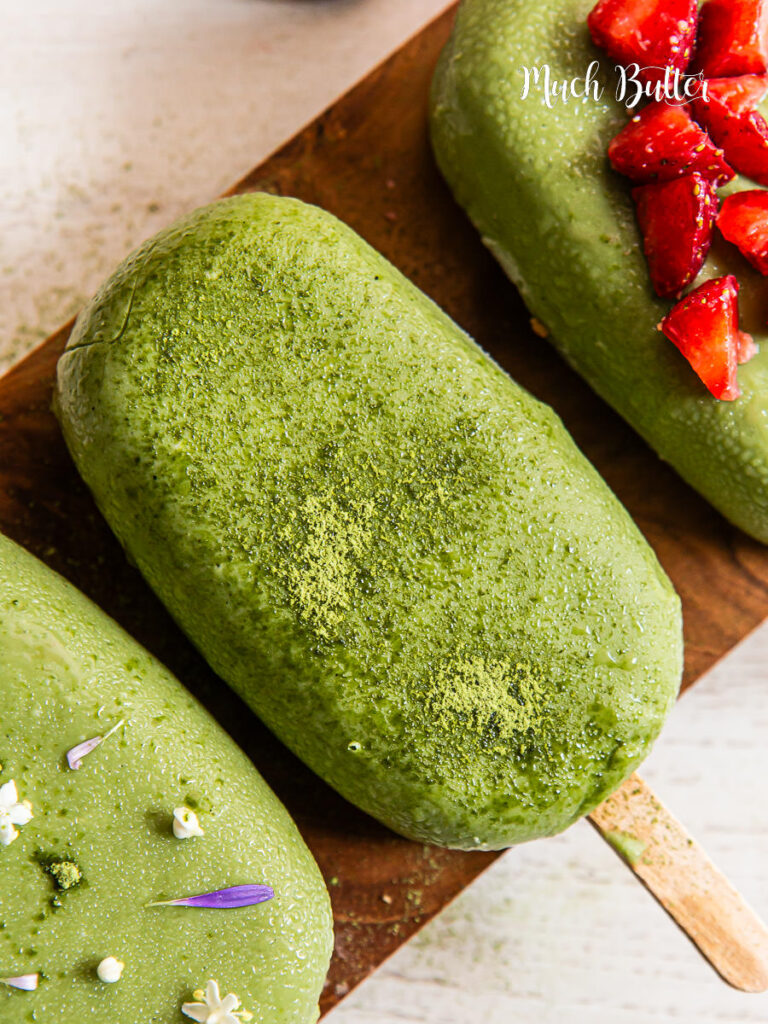 Make your Matcha Magnum Homemade Ice Cream Bars! Rich matcha flavor, creamy texture, and a crunchy shell in every bite make it indulgent!